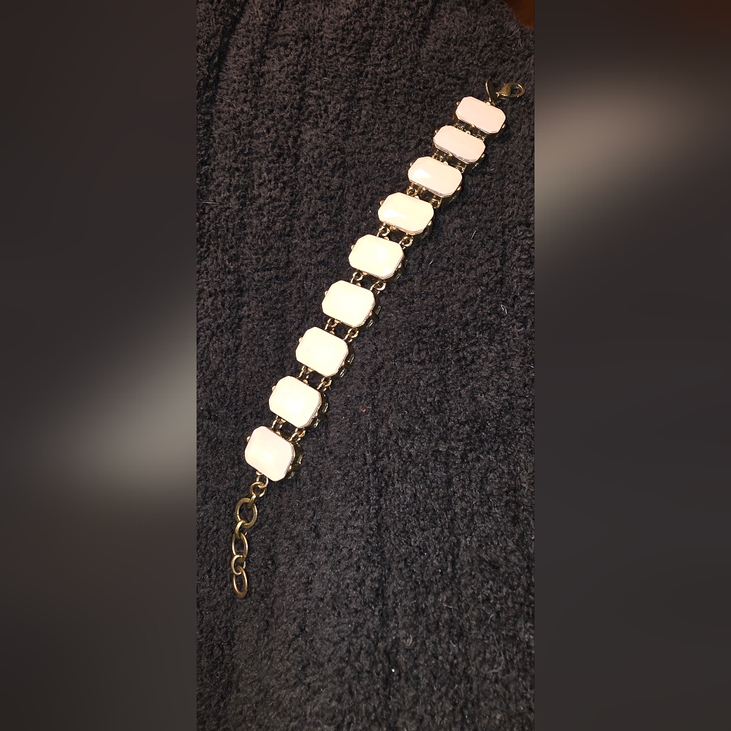 Elegant Pink And Gold Bracelet, Leslie Danzis